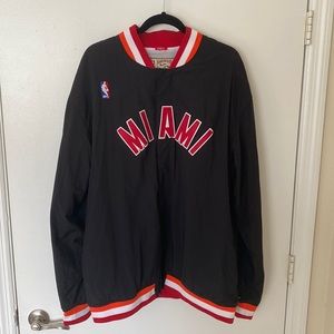 XXL Miami Heat Mitchell Ness 1996/97 Vintage Warm Up Jacket Perfect Condition